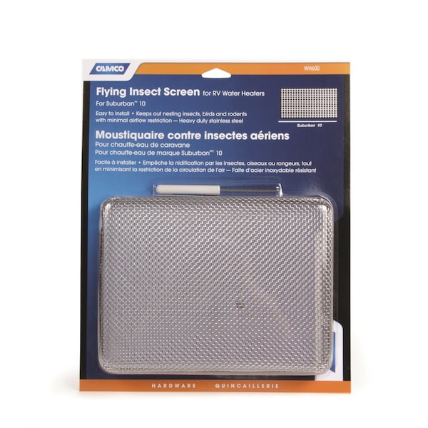 Camco FLYING INSECT SCREEN-WH600, SUBURBAN 10-16 GAL, BLISTER 42146 - main